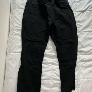 Black tailored slacks